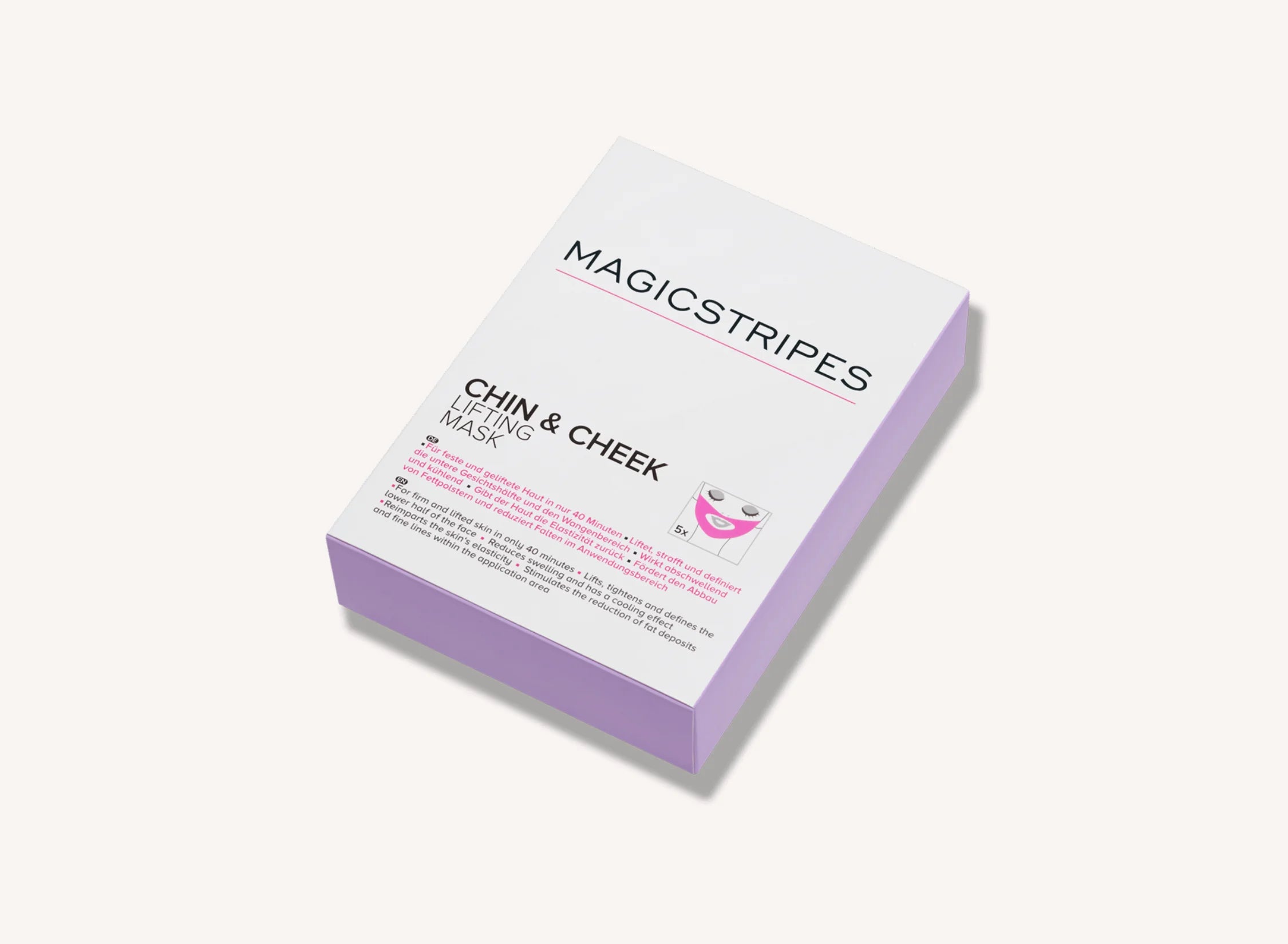 Chin+Cheek Lifting Mask Box - 5 masks